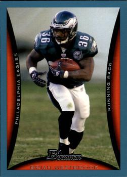 2008 Bowman - Blue #32 Brian Westbrook  Front