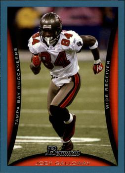 2008 Bowman - Blue #70 Joey Galloway  Front
