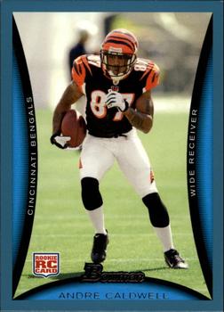2008 Bowman - Blue #210 Andre Caldwell  Front
