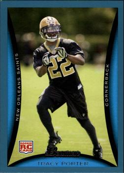 2008 Bowman - Blue #268 Tracy Porter  Front