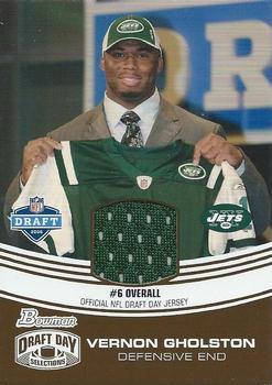 2008 Bowman - Draft Day Selections Relics #DJ-VG Vernon Gholston Front