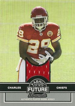 2008 Bowman - Fabric of the Future #FF-JC Jamaal Charles Front