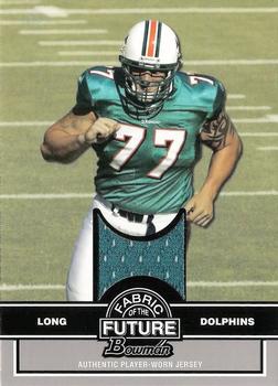 2008 Bowman - Fabric of the Future #FF-JL Jake Long Front