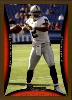 2008 Bowman - Gold #17 JaMarcus Russell  Front