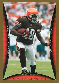 2008 Bowman - Gold #94 Donte Stallworth  Front