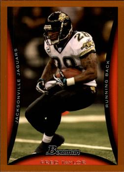 2008 Bowman - Orange #33 Fred Taylor Front