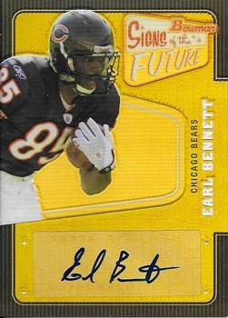 2008 Bowman - Signs of the Future Gold #SF-EB Earl Bennett Front