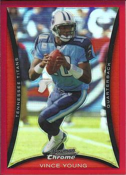 2008 Bowman Chrome - Red Refractors #BC118 Vince Young Front
