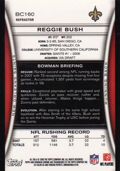 2008 Bowman Chrome - Refractors #BC160 Reggie Bush Back