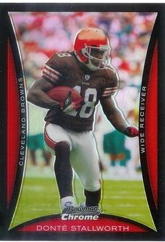 2008 Bowman Chrome - Refractors #BC204 Donte Stallworth Front
