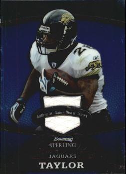 2008 Bowman Sterling - Jerseys Blue #66 Fred Taylor Front