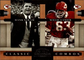 2008 Donruss Classics - Classic Combos #CC-1 Hank Stram / Willie Lanier Front