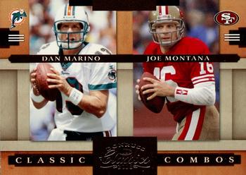 2008 Donruss Classics - Classic Combos #CC-13 Dan Marino / Joe Montana Front