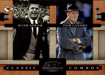 2008 Donruss Classics - Classic Combos #CC-14 Hank Stram / Tom Landry Front