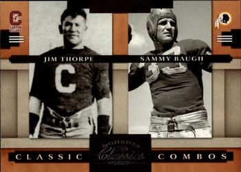 2008 Donruss Classics - Classic Combos #CC-15 Jim Thorpe / Sammy Baugh Front