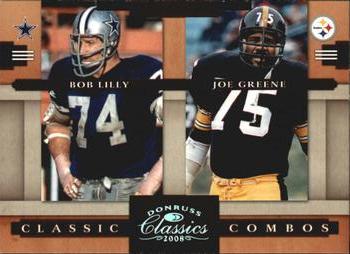 2008 Donruss Classics - Classic Combos Silver Holofoil #CC-12 Bob Lilly / Joe Greene Front