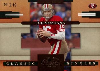 2008 Donruss Classics - Classic Singles #CS-2 Joe Montana Front