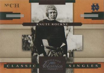 2008 Donruss Classics - Classic Singles #CS-7 Knute Rockne Front