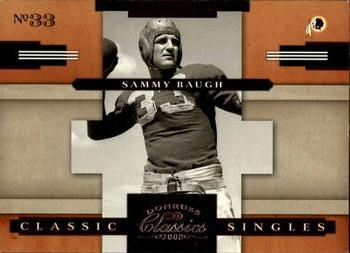 2008 Donruss Classics - Classic Singles #CS-9 Sammy Baugh Front