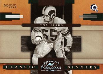 2008 Donruss Classics - Classic Singles #CS-13 Tom Fears Front
