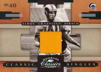 2008 Donruss Classics - Classic Singles Jerseys #CS-16 Elroy Hirsch Front