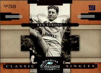 2008 Donruss Classics - Classic Singles Silver Holofoil #CS-11 Ken Strong Front