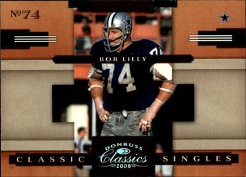 2008 Donruss Classics - Classic Singles Silver Holofoil #CS-24 Bob Lilly Front