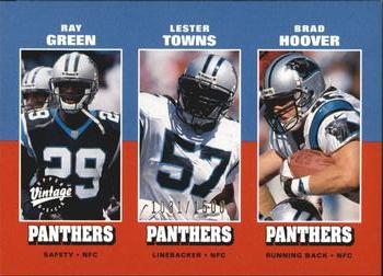 2000 Upper Deck Vintage Preview #24 Ray Green /  Lester Towns / Brad Hoover Front