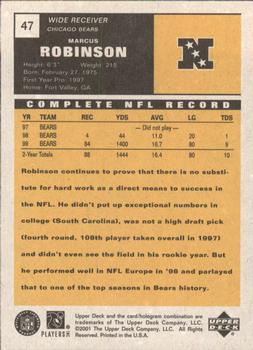 2000 Upper Deck Vintage Preview #47 Marcus Robinson Back