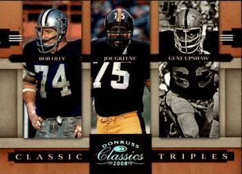 2008 Donruss Classics - Classic Triples Silver Holofoil #CT-4 Bob Lilly / Joe Greene / Gene Upshaw Front