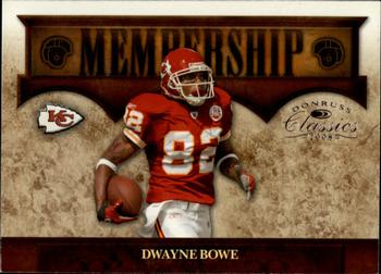 2008 Donruss Classics - Membership #M-3 Dwayne Bowe Front