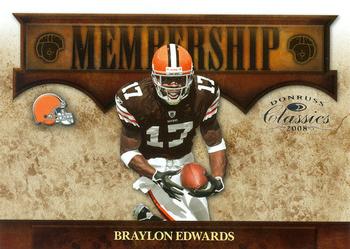 2008 Donruss Classics - Membership #M-7 Braylon Edwards Front