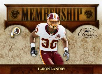 2008 Donruss Classics - Membership #M-15 LaRon Landry Front