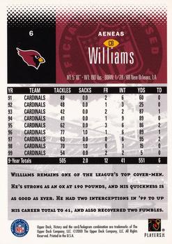 2000 Upper Deck Victory #6 Aeneas Williams Back