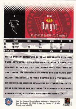 2000 Upper Deck Victory #7 Tim Dwight Back