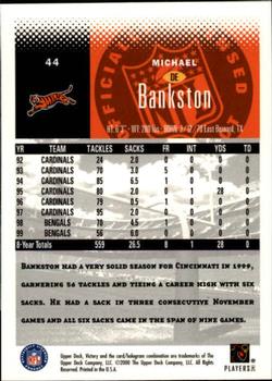 2000 Upper Deck Victory #44 Michael Bankston Back
