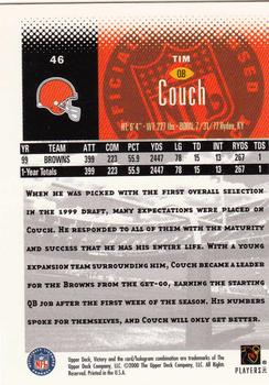 2000 Upper Deck Victory #46 Tim Couch Back