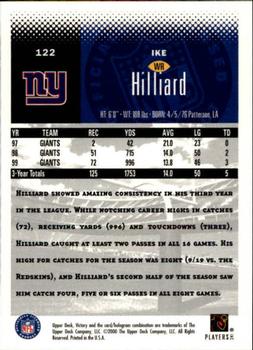 2000 Upper Deck Victory #122 Ike Hilliard Back