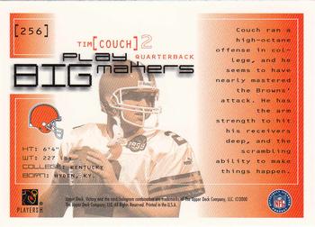 2000 Upper Deck Victory #256 Tim Couch Back