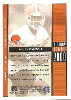 2000 Upper Deck Victory #296 JaJuan Dawson Back