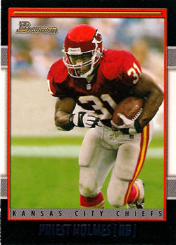 2001 Bowman #121 Priest Holmes Front