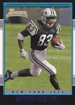 2001 Bowman #198 Santana Moss Front