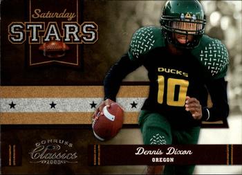 2008 Donruss Classics - Saturday Stars #SS-8 Dennis Dixon Front