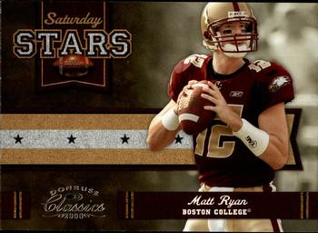 2008 Donruss Classics - Saturday Stars #SS-18 Matt Ryan Front