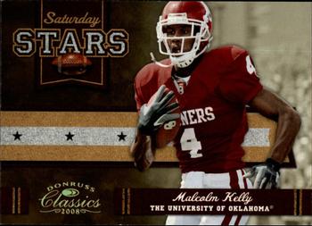 2008 Donruss Classics - Saturday Stars Gold #SS-21 Malcolm Kelly Front