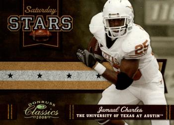 2008 Donruss Classics - Saturday Stars Gold #SS-27 Jamaal Charles Front