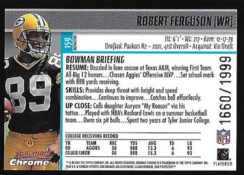 2001 Bowman Chrome #159 Robert Ferguson Back