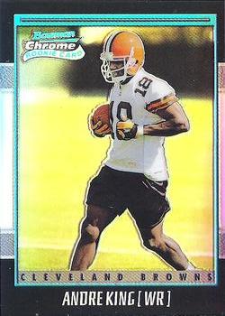 2001 Bowman Chrome #191 Andre King Front