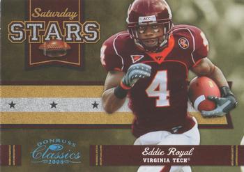 2008 Donruss Classics - Saturday Stars Platinum #SS-10 Eddie Royal Front