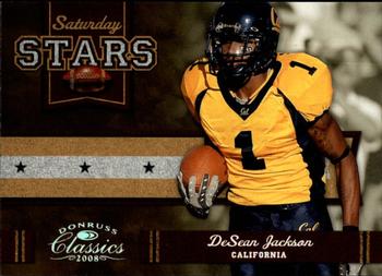 2008 Donruss Classics - Saturday Stars Silver Holofoil #SS-25 DeSean Jackson Front